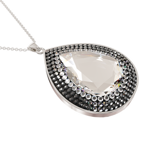 
                  
                    Load image into Gallery viewer, Larentia Drop Sterling Silver Pendant Necklace
                  
                