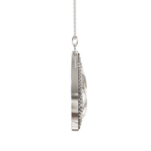Laden Sie das Bild in den Galerie-Viewer, Larentia Drop Sterling Silber Anhänger Halskette