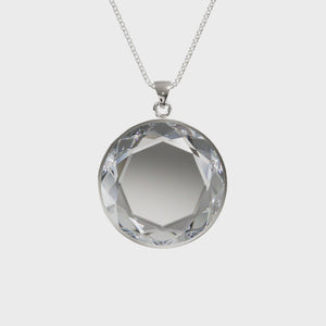
                  
                    Load and play video in Gallery viewer, Larentia Round Sterling Silver Pendant Necklace
                  
                