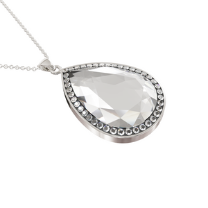 
                  
                    Load image into Gallery viewer, Larentia Drop Sterling Silver Pendant Necklace
                  
                
