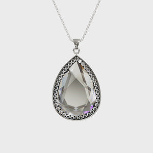 
                  
                    Load and play video in Gallery viewer, Larentia Drop Sterling Silver Pendant Necklace
                  
                